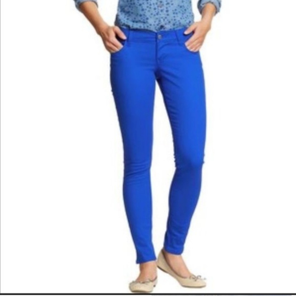Express Women's Blue Denim Jeans - Size 0